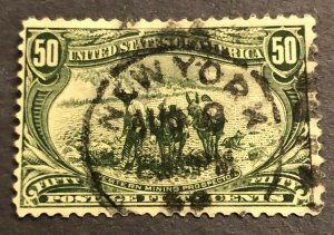 US Scott #291 VF Used CV $175 / Price $80 + FREE shipping!!