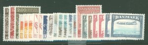 Denmark #675/699  Single (Complete Set)