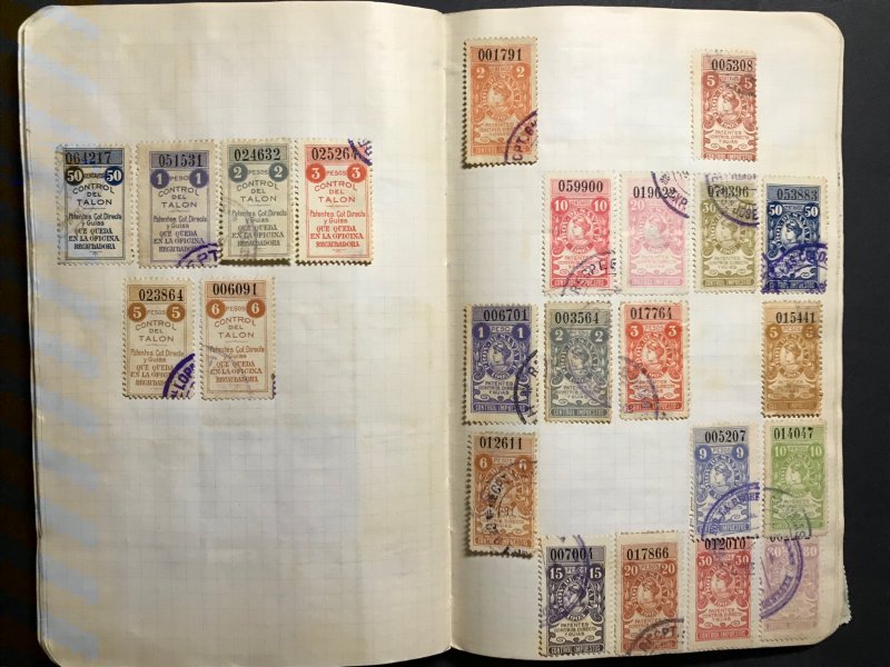 Argentina Revenue Stamps Mint/Used 1884-1912 (1100 Stamps)