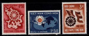 South Vietnam Scott 255-257 MNH** Buddha's Birthday set