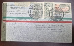 CMI) 1945. MEXICO. AIR MAIL SERVICE. AIRPLANE. MOUNTAINS. XF