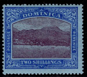 DOMINICA EDVII SG53b, 2s purple & deep blue/blue, M MINT. Cat £35.