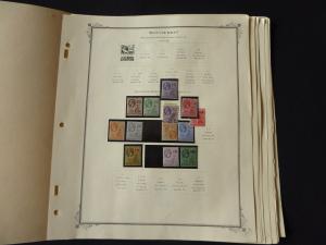 Montserrat 1903-1954 Mint/Used Stamp Collection on Scott Int Album Pages