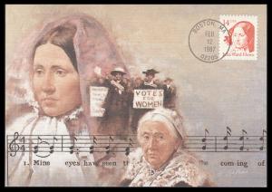 #2176 Julia Ward Howe Maxi FDC