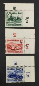 MOMEN: GERMANY SC #B141-B143 1939 MINT OG NH LOT #62787