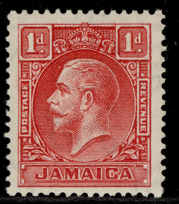 JAMAICA GV SG108, 1d scarlet, M MINT. Cat £16. DIE I 