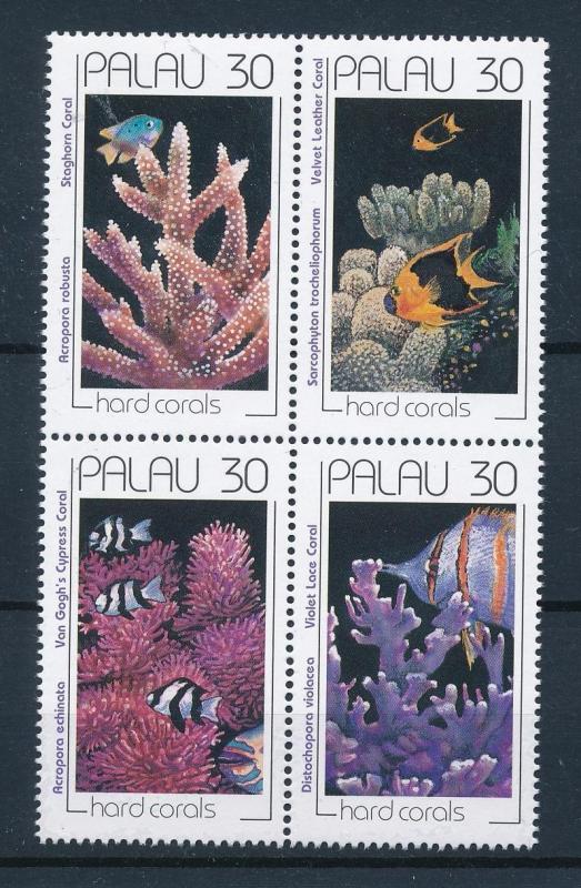 [48961] Palau 1991 Marine life Fish Corals MNH