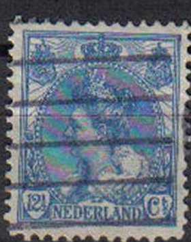 NETHERLANDS, 1898, used 12½c. blue, Queen Wilhelmina