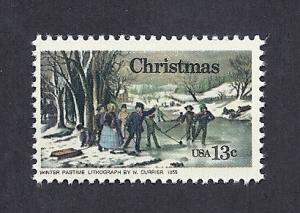 1702 13c Winter Pastimes  VF/MNH/OG