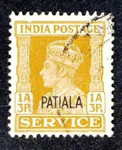 India Patiala #O68 Used FVF Official   …..(XBL150)