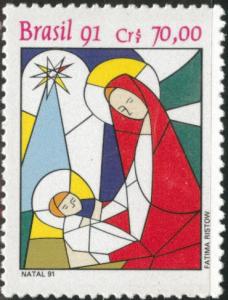 Brazil Scott 2343 MNH** 1991 Christmas stamp