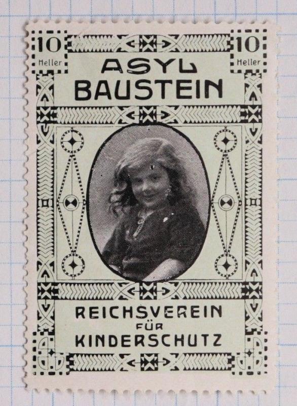 Youth Asylum Home Reichsverein Kinderschutz Children's Club charity Poster DL