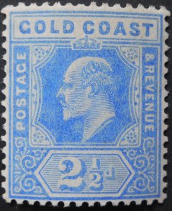 Gold Coast 1907 EVII Two and a Halfpence SG 62 mint