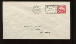 C6 AIRMAIL AUGUST 21 1923 FIRST DAY COVER (LV 1201)