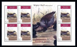 [93304] Dominica 2009 Birds Vögel Oiseaux Water Rail Sheet MNH