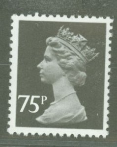 Great Britain #MH161 Mint (NH) Single