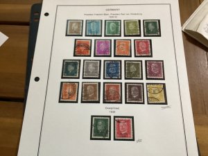 ICOLLECTZONE Super Clean Germany Album Page 366-386 VF used (C500-22)