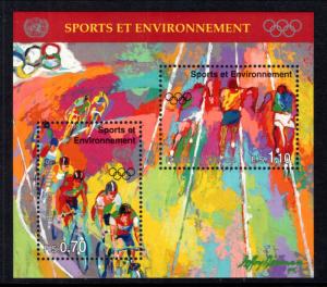 UN Geneva 291 Sports Souvenir Sheet MNH VF