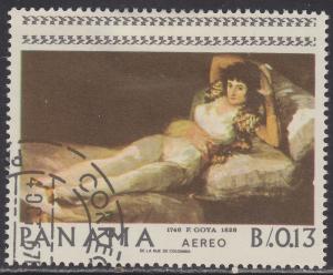 Panama 481f Clothed Maja by: Francisco José de Goya 1967