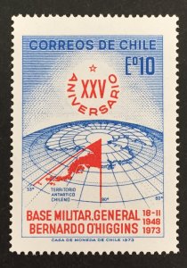 Chile 1973 #434, 20th Anniversary Antarctica, MNH.