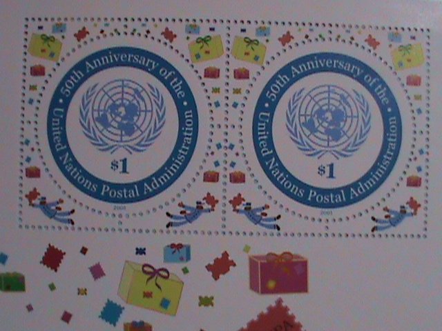 2001 UNITED NATIONS: THE 50TH ANNIVERSARY OF UN S/S