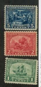 U.S. -  548-50 - Fine/Very Fine - Hinged/Never Hinged