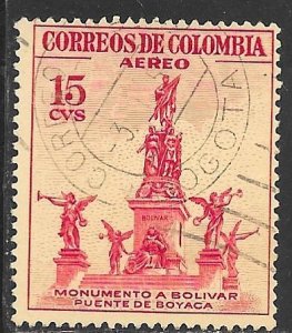 Columbia C242: 15c Bolivar Monument, used, F-VF