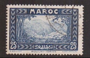 French Morocco   #131   used  1933  Moulay Idriss of the Zehroun 25c