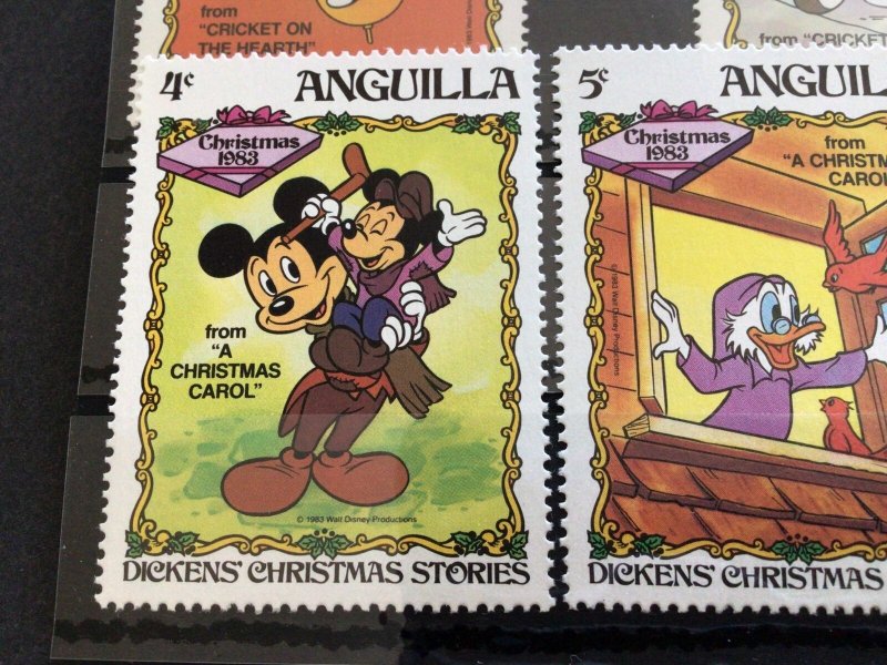 Anguilla mint never hinged Walt Disney Character Stamps  Ref 63209 