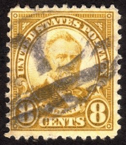 1927, US 8c, Ulysses S. Grant, Used, Sc 640