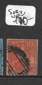 MAURITIUS (P2608B) BRITANNIA 1/- SG 34   VFU