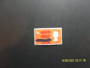 1966 Cars (E Type Jaguar), 6d, Postmark,