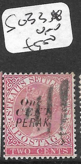 MALAYA PERAK (P0712B) QV 1C/2C  SG 33A   VFU