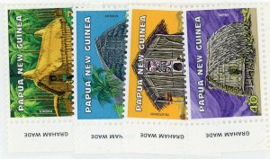 6206 BCX Papua 1976 scott #433-36 mnh** (offers welcome)