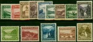 Newfoundland 1923-24 Set of 14 SG149-162 Fine MM