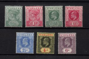 St. Helena QV-KEVII mint LHM collection WS36387