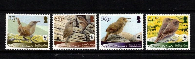 Falkland Isl. Sc 994-7 MNH Full SET of 2009 - WWF - Birds