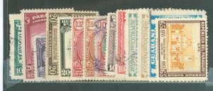 Paraguay #C109/C215 Used Multiple