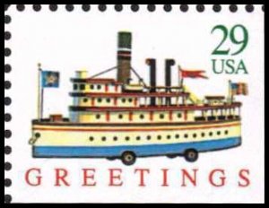 US 2715-2718 2718a Holiday Greetings Toys 29c block 4 MNH 1992