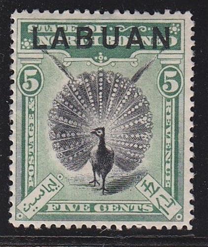 Labuan  Sc# 76 VF-MH  nice color cv $ 60 ! see pic !