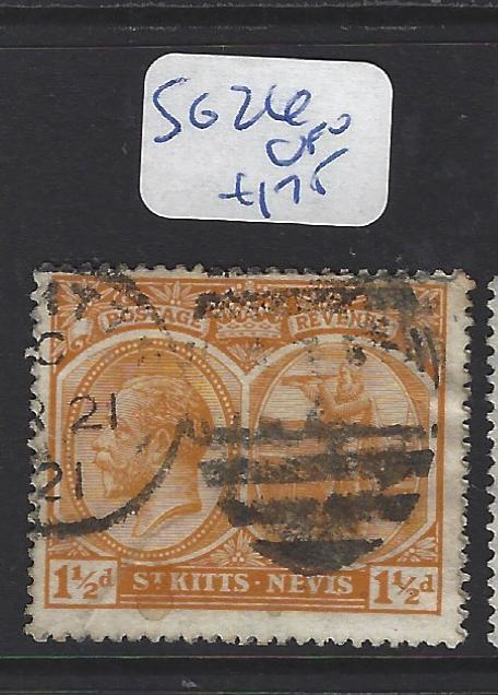 ST KITTS NEVIS  (PP2806B)  KGV 1 1/2D  SG 26  VFU