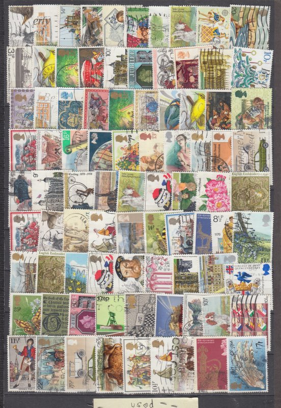 Z6396 J L Stamps great britain used lot nice condition