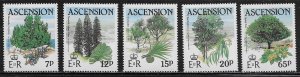 Ascension Scott #'s 363 - 367 MNH