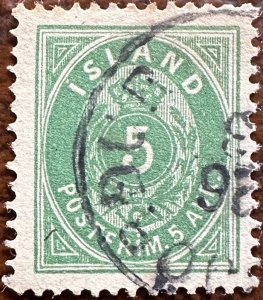 Iceland 1896-01 Sc.24 Used