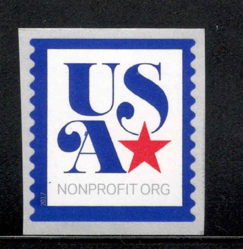 5172 Blue Border USA Nonprofit Single Mint/nh (Free Shipping)