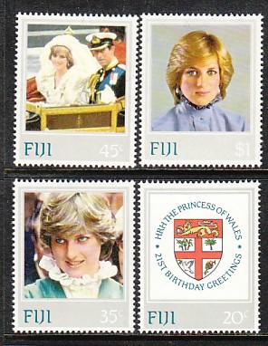 Fiji Princess Diana 470-3 MNH VF