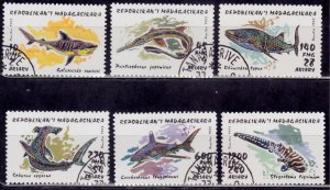 Madagascar, 1993, Fish, Sharks, used/CTO*