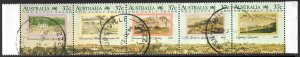 AUSTRALIA 1988 Colonial Australia THE EARLY YEARS Set as Strip Sc 1031 VFU