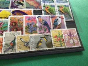 South Africa Fish Birds & Flowers  used stamps A18467