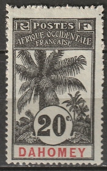 Dahomey 1906 Sc 22 MH*